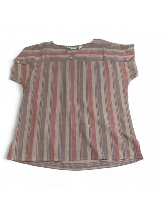 Levi's Tops - Vintage 70's Levi Strauss & Co Pastel Striped Blouse Top Women's 16 Western Boho